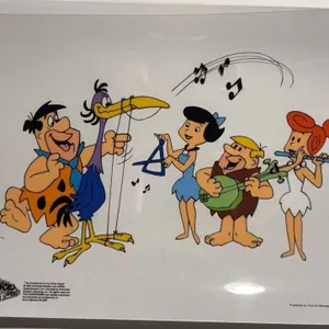 The Flintstones in Viva Rock Vegas Serigraph 12.5x11
