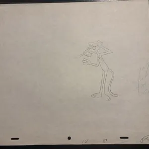 Pink Panther Animation Production Drawing, 1993