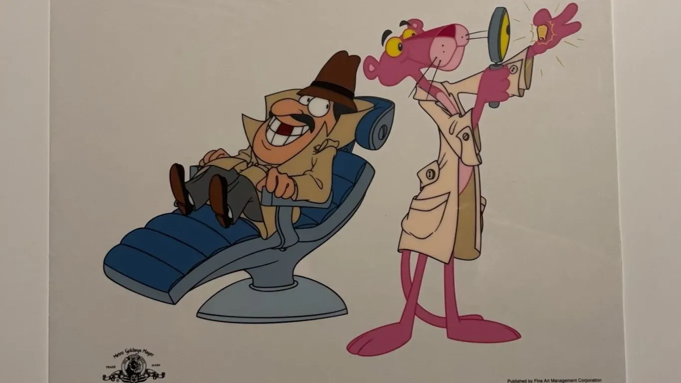 Pink Panther 11x12 Serigraph by MGM, 2000