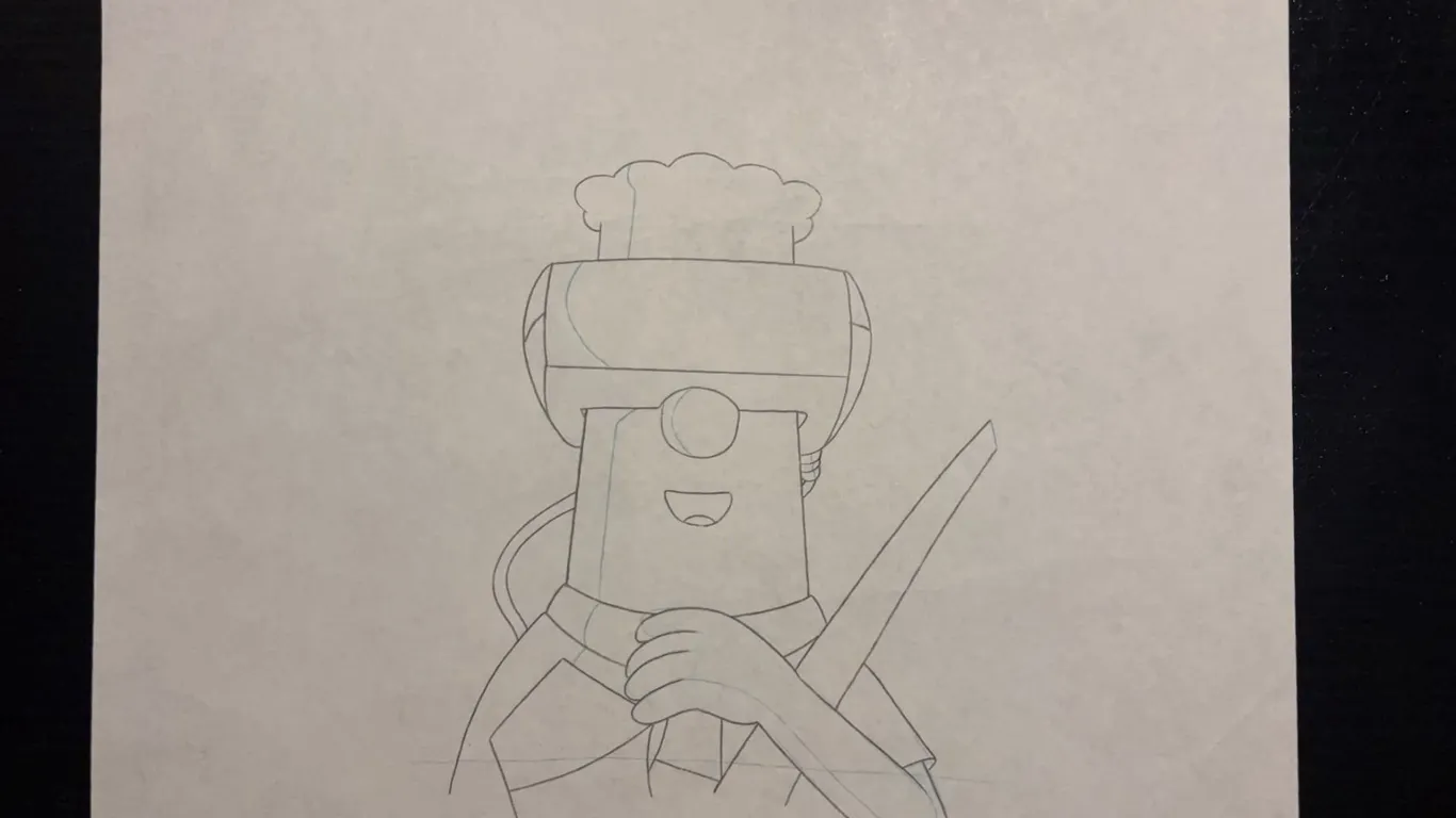 Animation Production Drawing Cartoon Chef 201-409