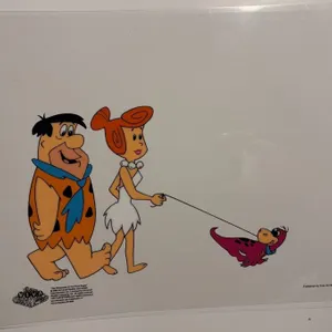 The Flintstones Viva Rock Vegas Sericel 12.5" x 11"