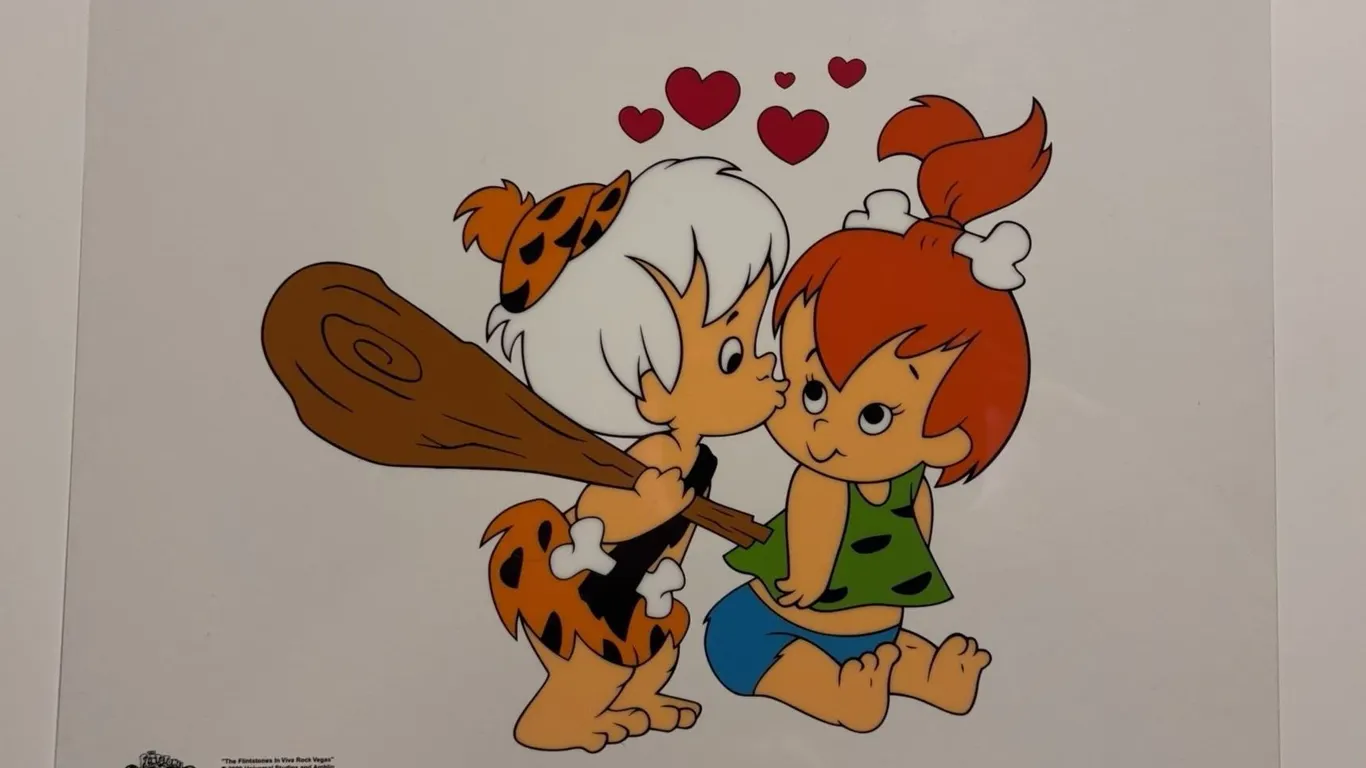 The Flintstones Viva Rock Vegas Serigraph