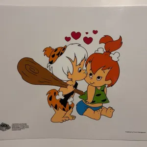 The Flintstones Viva Rock Vegas Serigraph