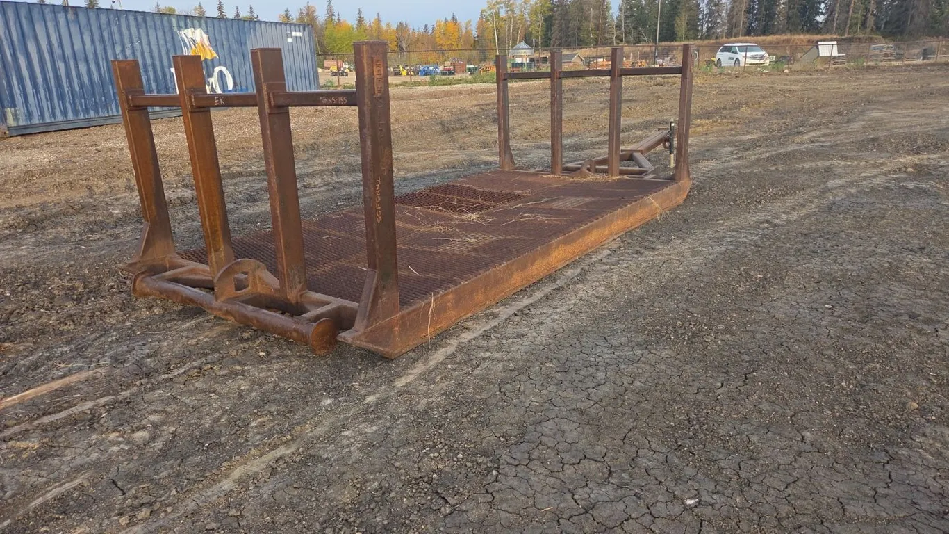 Steel 14 Foot Oilfield Blocking Skid