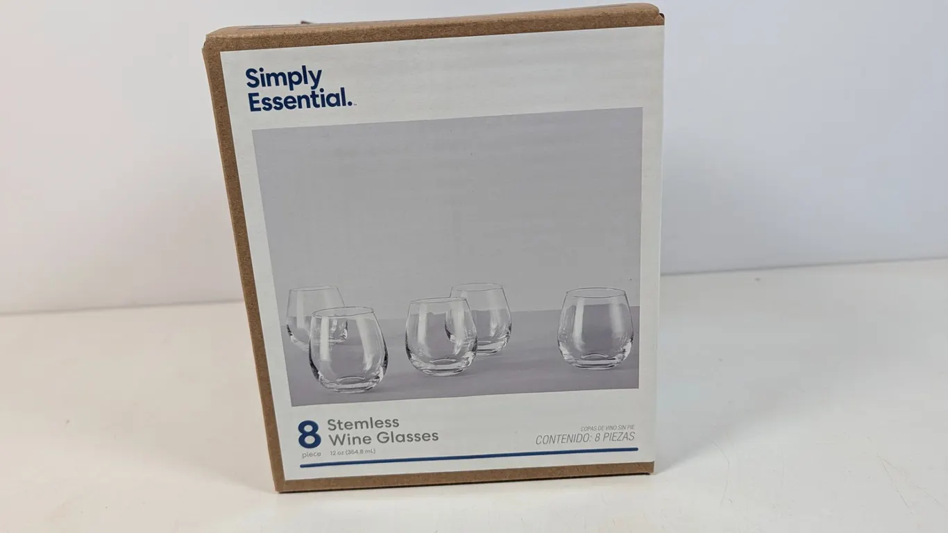 Simply Essential 8-Piece Stemless Wine Glasses