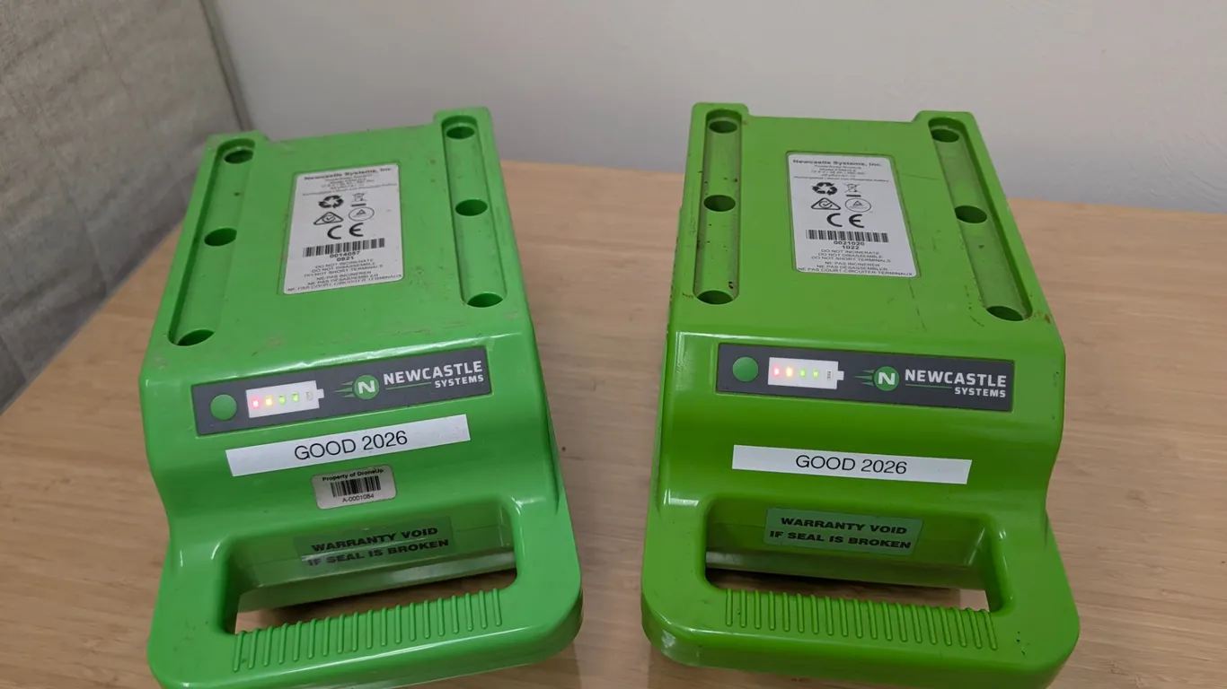 Pair of Newcastle Systems Lithium Iron Phosphate Batteries