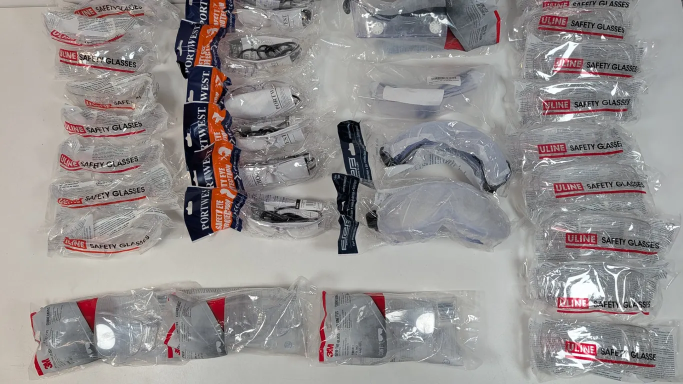 Mixed Lot of Safety Glasses and Goggles 30 Total