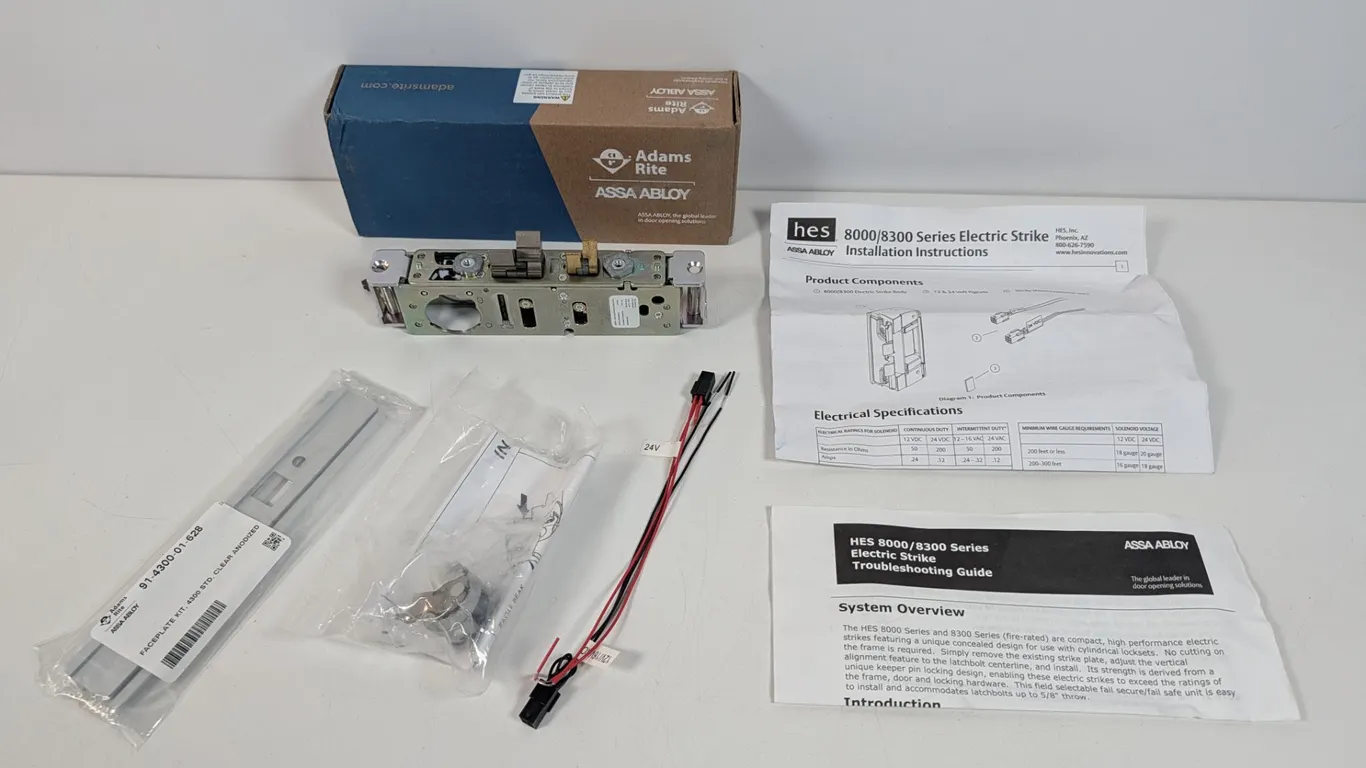 Adams Rite electric deadlatch strike, model 4500-628