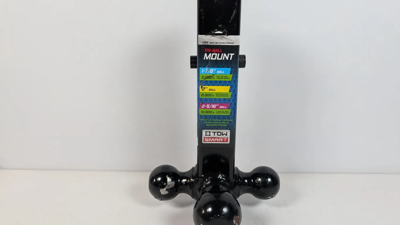Tow Smart Tri-Ball Mount Receiver Hitch