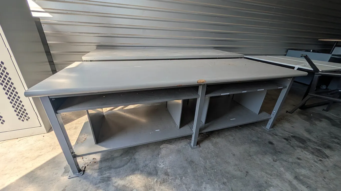 Industrial Metal Workbench