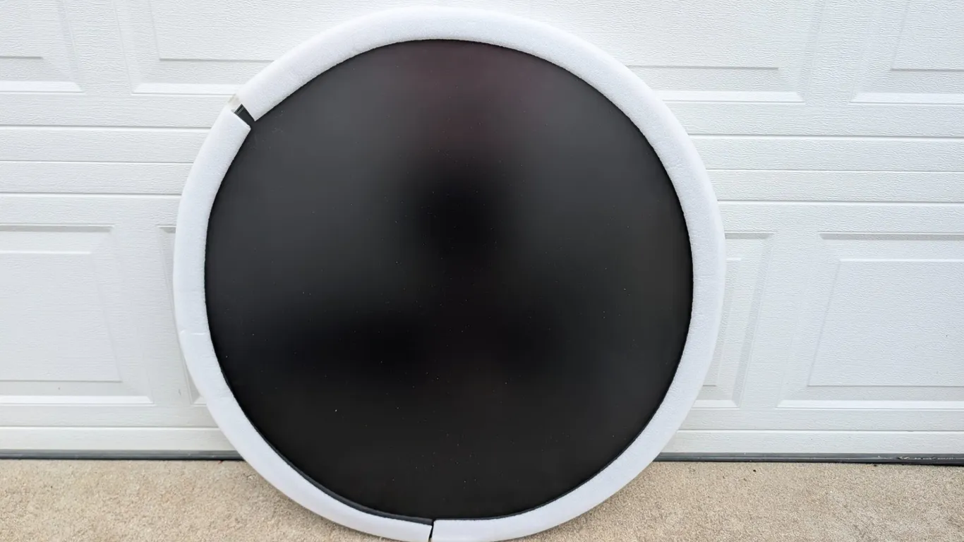 Large Black Circular Lazy Susan