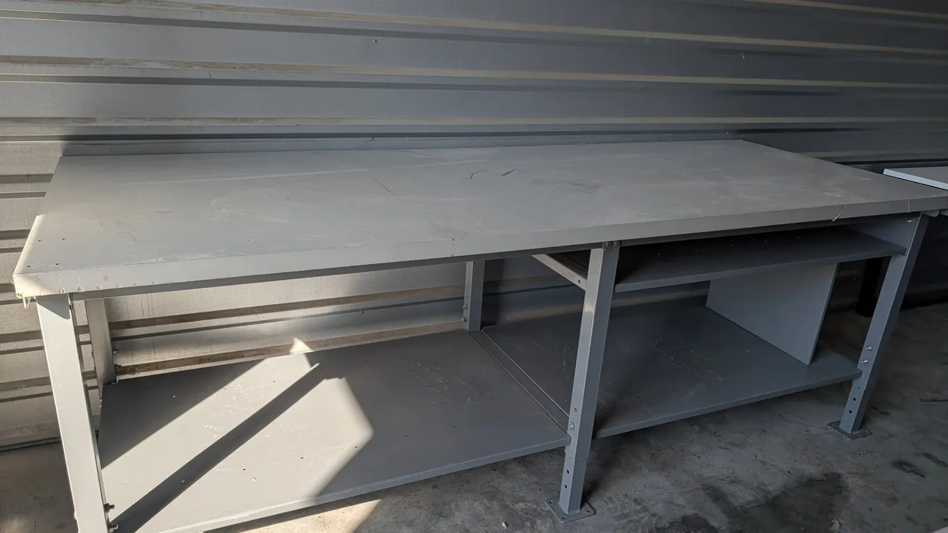 Industrial Metal Workbench