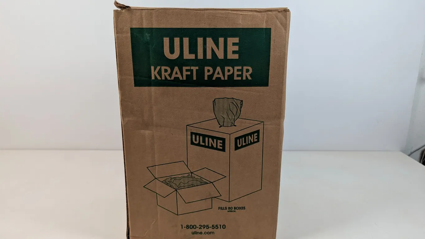 Uline Kraft Paper Dispenser Box