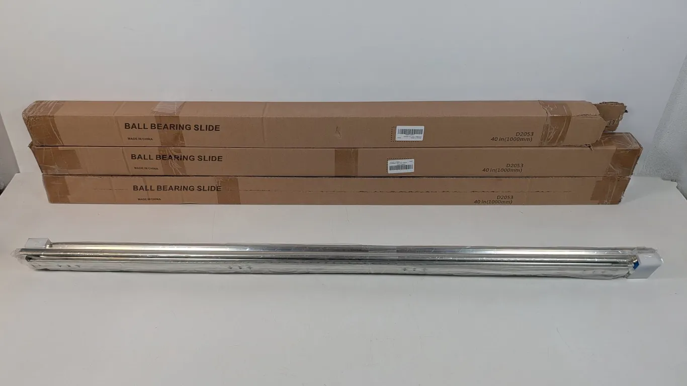 3 Pairs of 40-inch Ball Bearing Drawer Slides