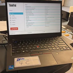 LENOVO THINKPAD T14 GEN 2 BLACK 14 INCH CORE I7 NOTEBOOK COMPUTER WIPED DRIVE NO CHARGER