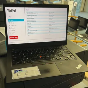 LENOVO THINKPAD T14 GEN 2 BLACK 14 INCH CORE I7 NOTEBOOK COMPUTER WIPED DRIVE NO CHARGER
