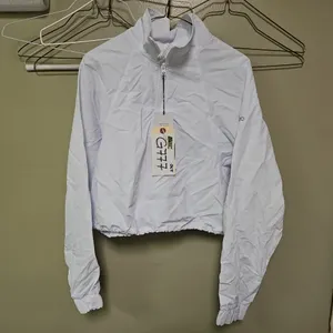 ALO Cropped 1/4 Zip Alumni Pullover - Qty 1
