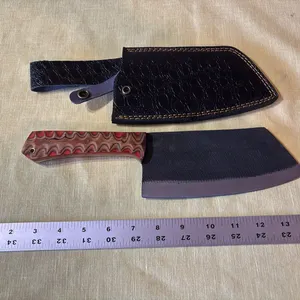 Damascus steel cleaver