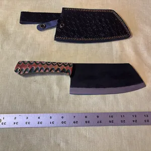 Damascus steel cleaver