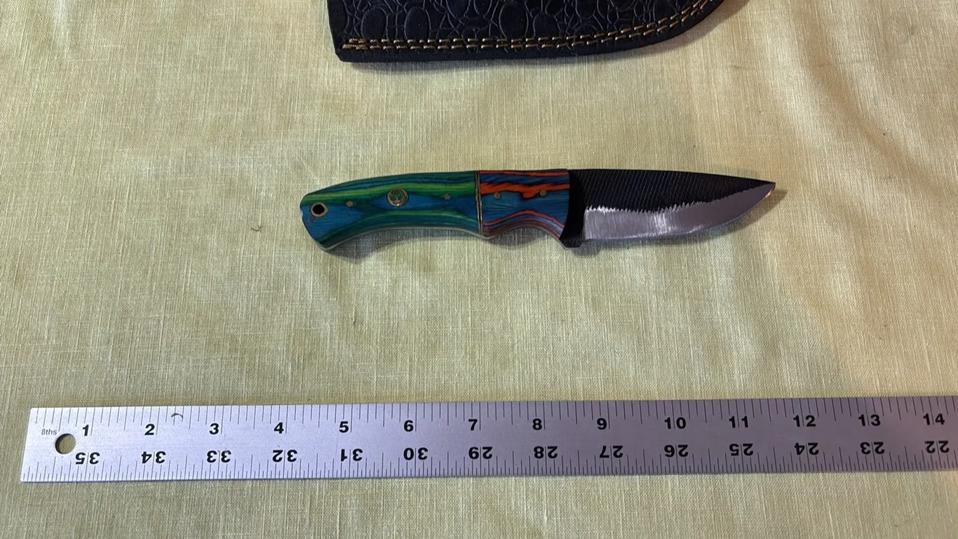 Damascus steel knife