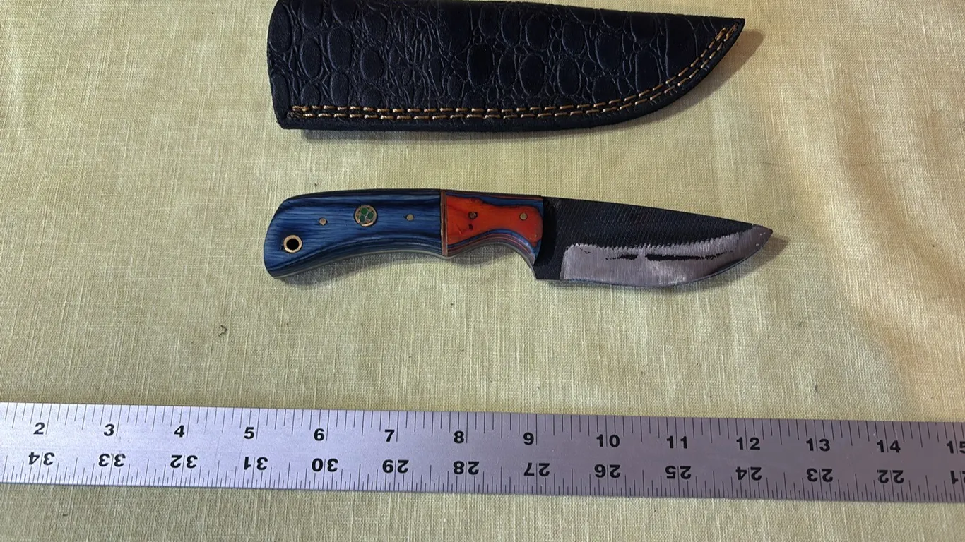 Damascus steel knife