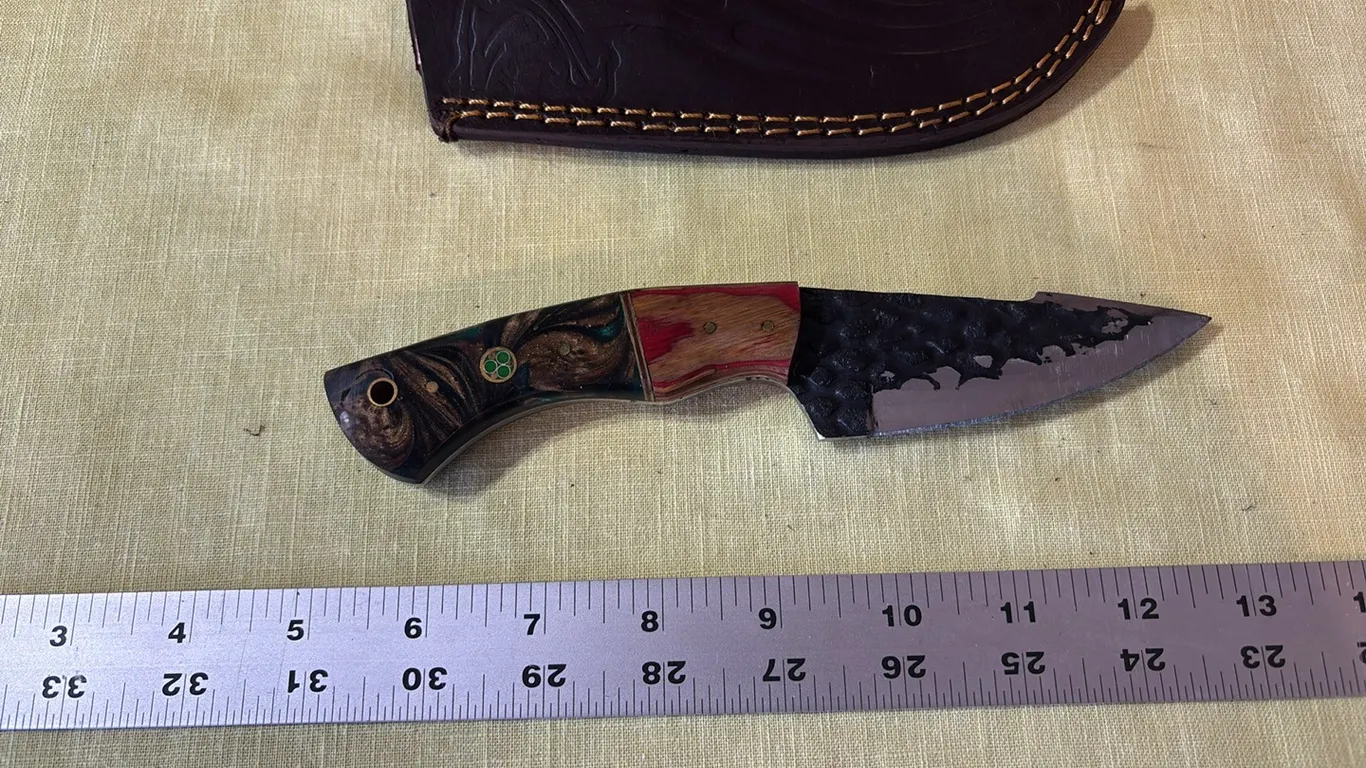Damascus steel knife