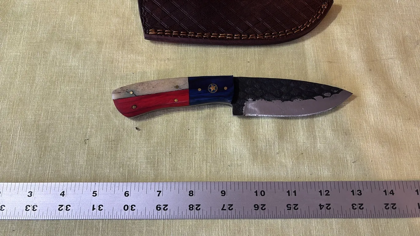 Damascus steel knife