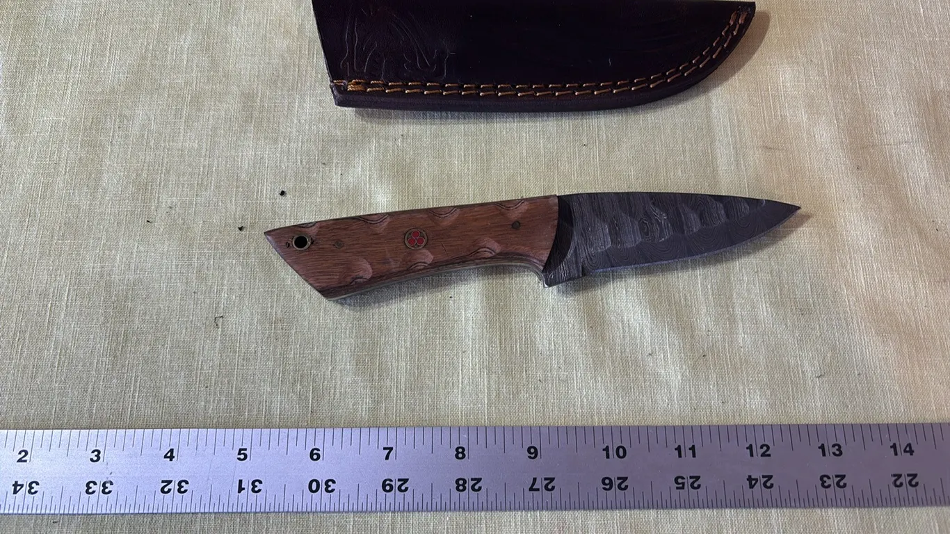 Damascus steel knife