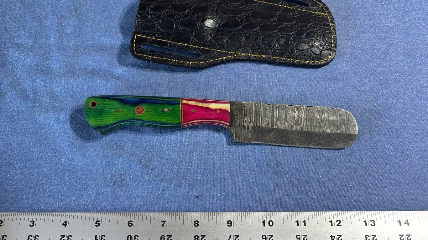 Damascus steel knife