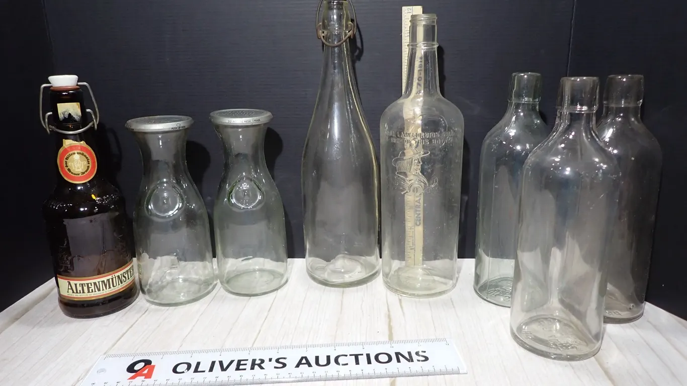 Antique Dr. S.B.H. & Co. Medicine, Altenmünster Beer & Wine Bottle Collection