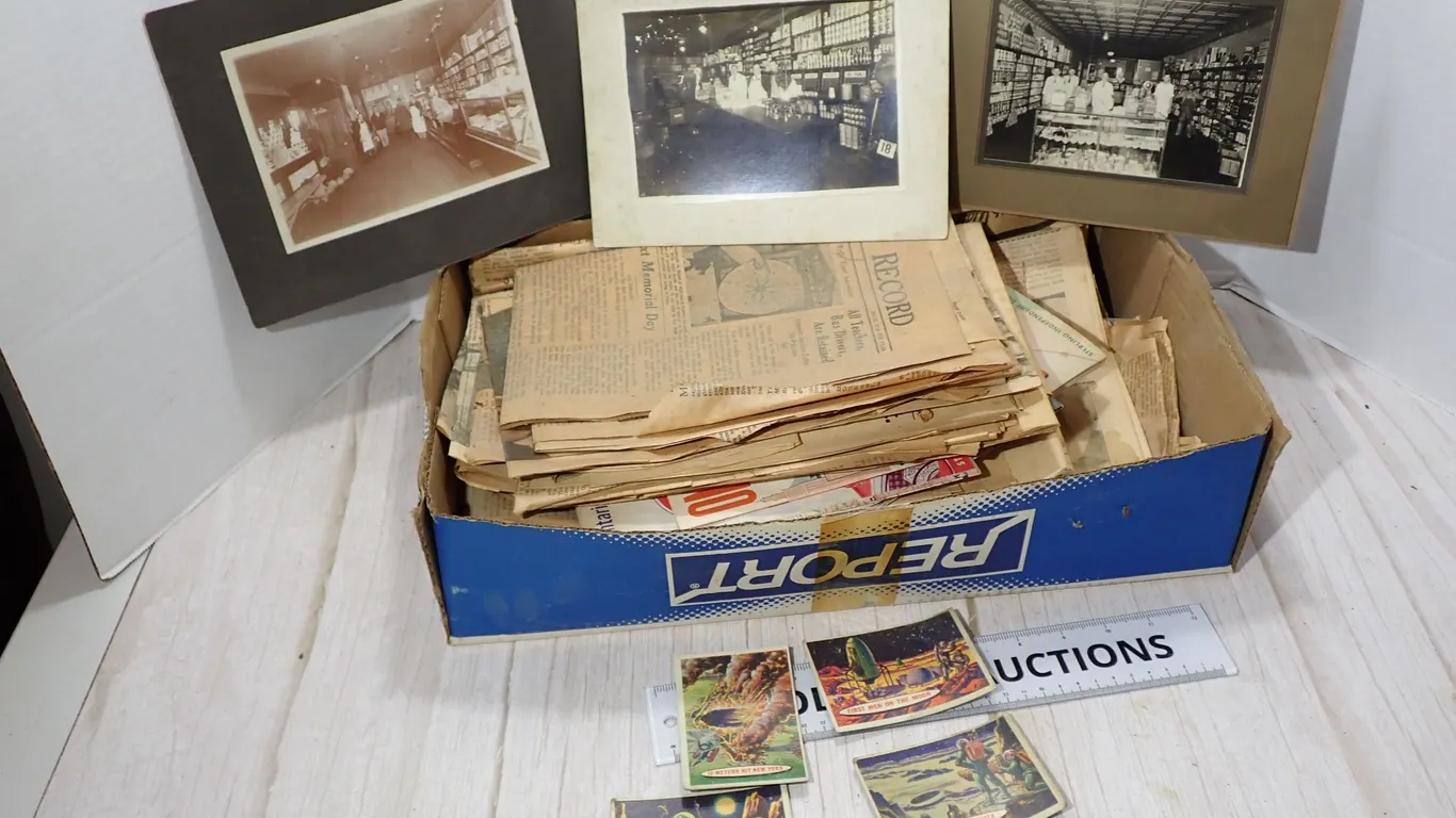 Ohio Ephemera Lot: Vintage Newspapers, Photos & Travel Maps