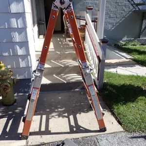 Gorilla Ladders FL-13 Fiberglass Multi-Position Ladder Type IA 300 lbs Rating