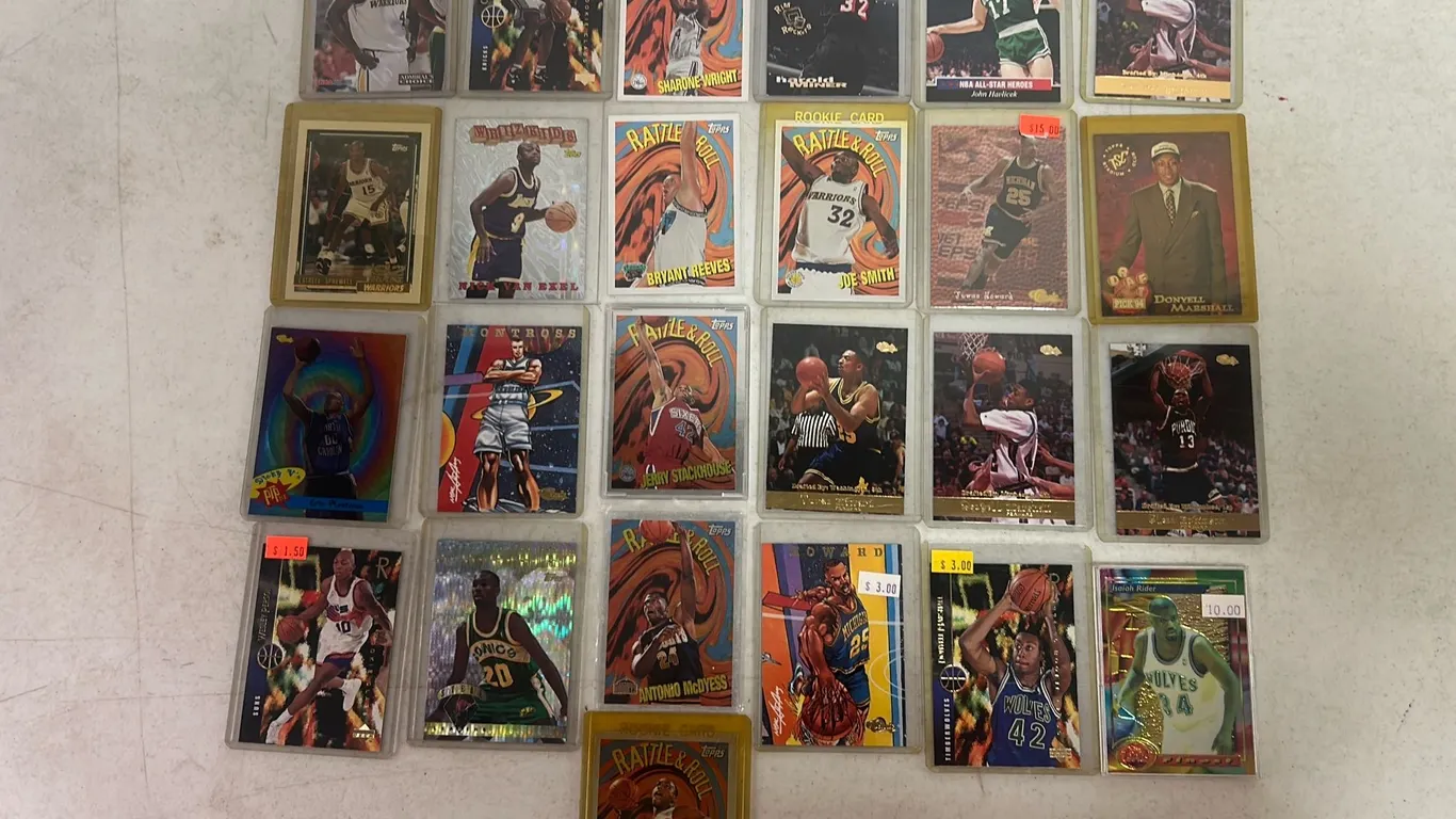 25 NBA STARS CARDS