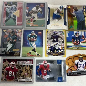 11 NUMBERED NFL CARDS