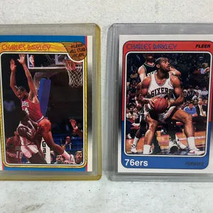 2 CHARLES BARKELY 1988 FLEER CARDS