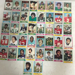 42 TOPPS 1974 NFL CARDS