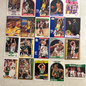 20 MAGIC JOHNSON & LARRY BIRD CARDS