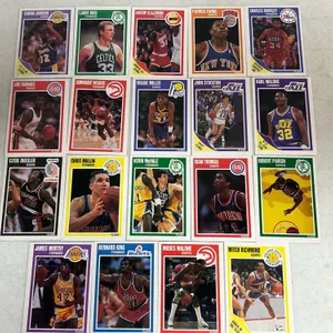 19 FLEER 1989 NBA HOF'ers CARDS