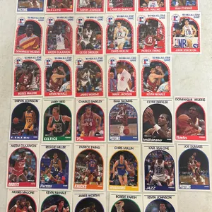 34 HOOPS 1989 NBA CARDS
