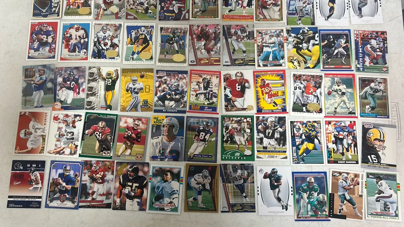 55 NFL STARS & HOF'ers CARDS