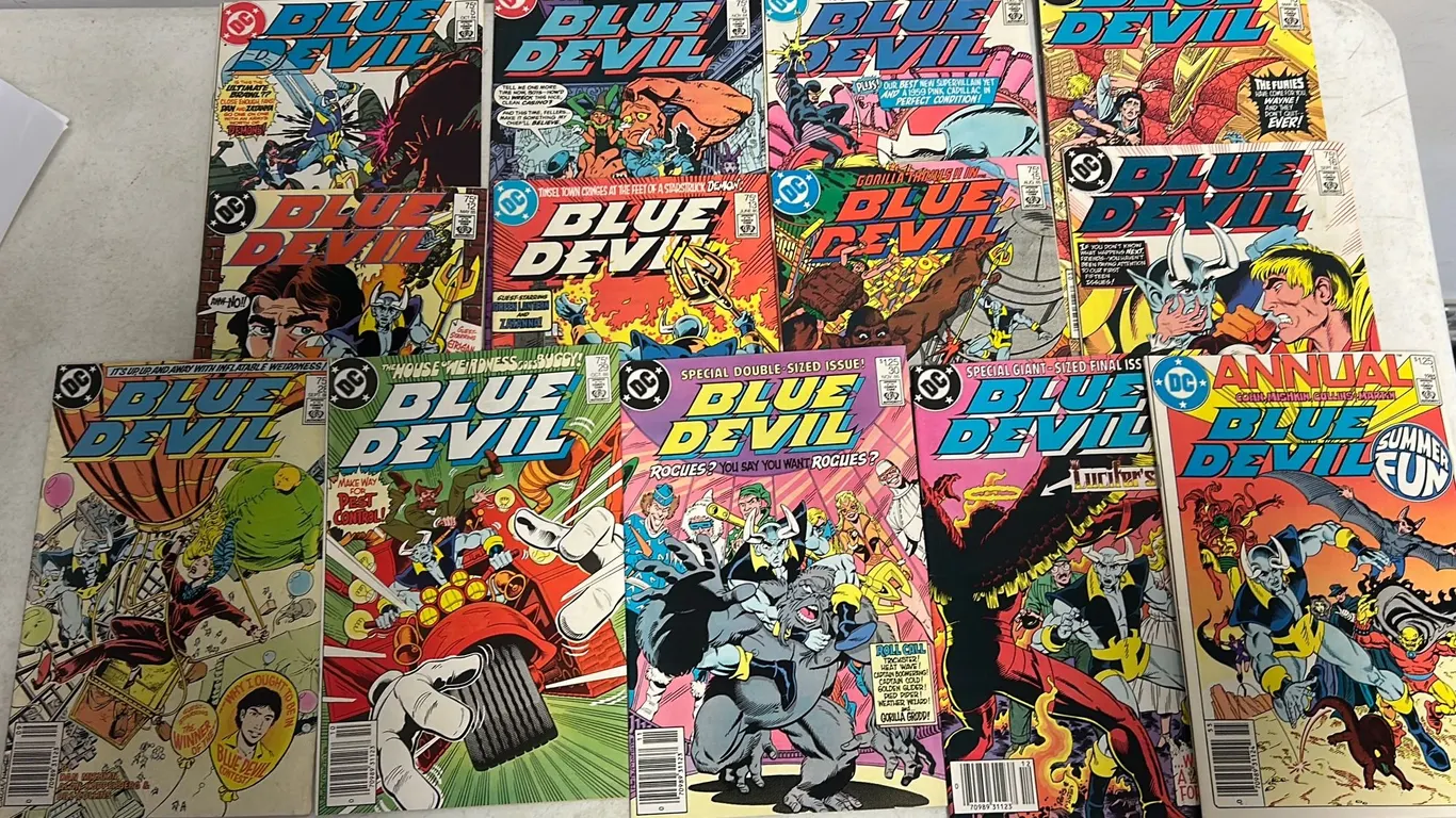 13 BLUE DEVIL COMICS