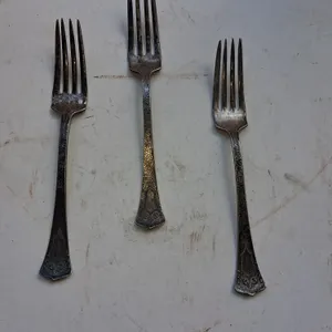 Silver Plated Forks (3)