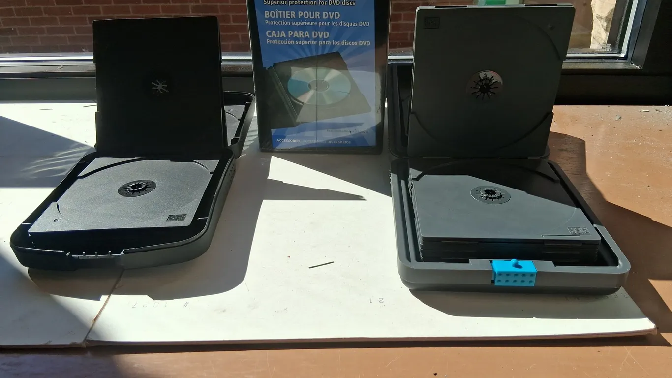 Brand New DVD Case and 2 additional used DVD/CD Cases