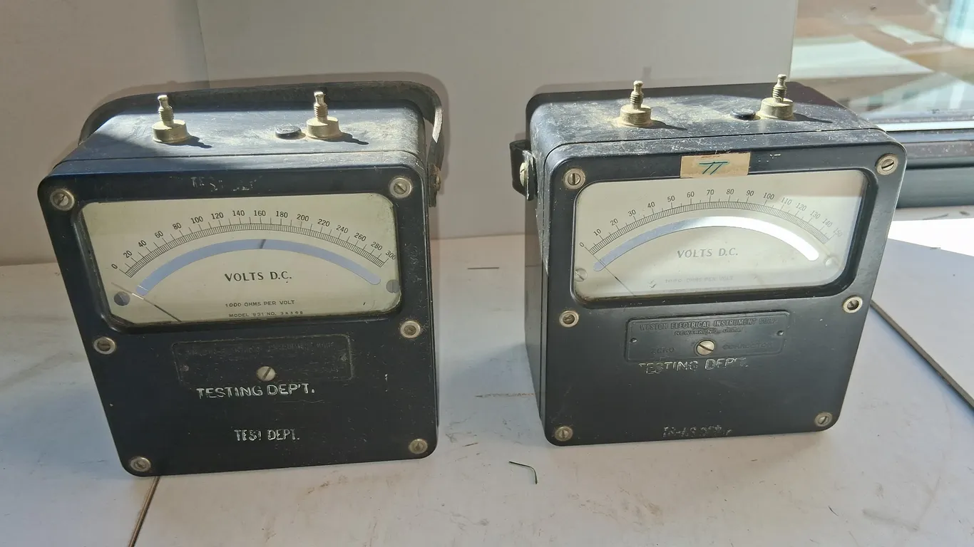Weston Electrical DC Volt Meter
