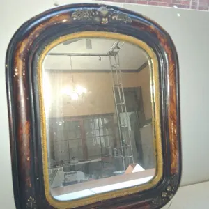 Antique Wood Mirror