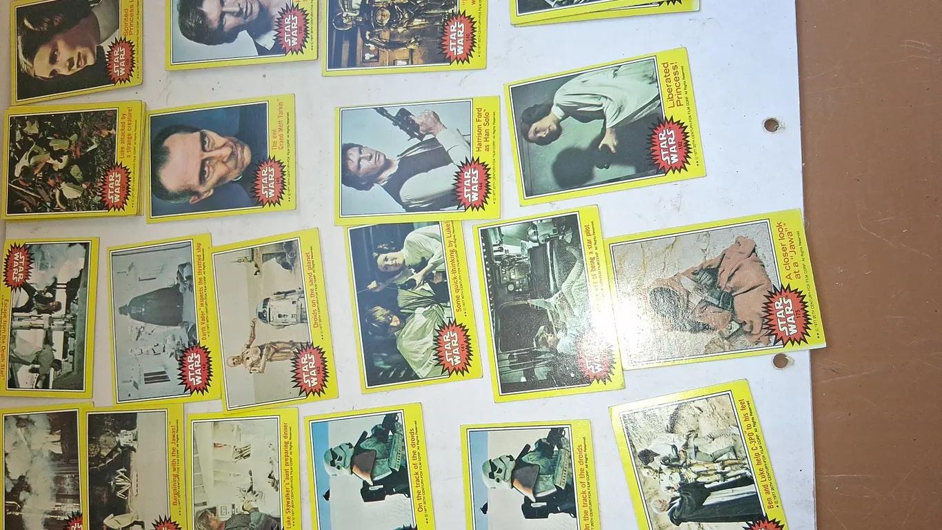 Vintage STAR WARS TRADING CARDS