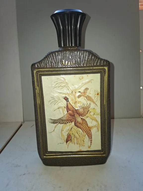 Vintage Jim Beam Ceramic Bottle Reproduction of James Lockhart Bird Paintings