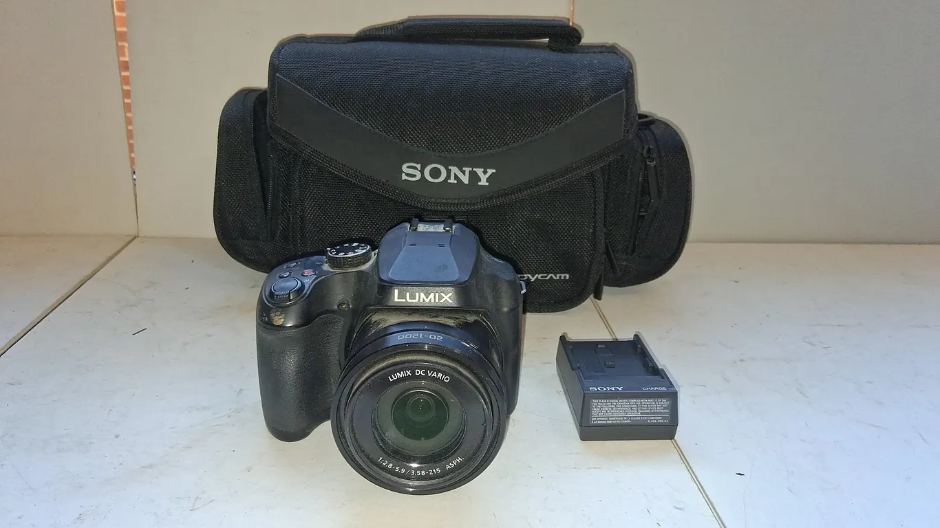 Panasonic Lumix Camera with Sony Case