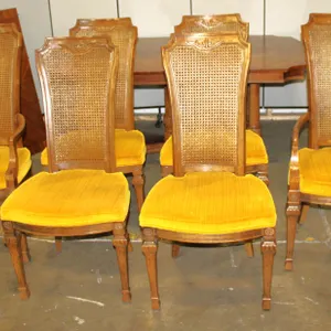 Drexel Francesca Dining Set: 6 Chairs, Table, Leaf