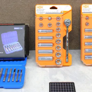Owden Punch Set & HDX 18-Piece Ratchet Sets